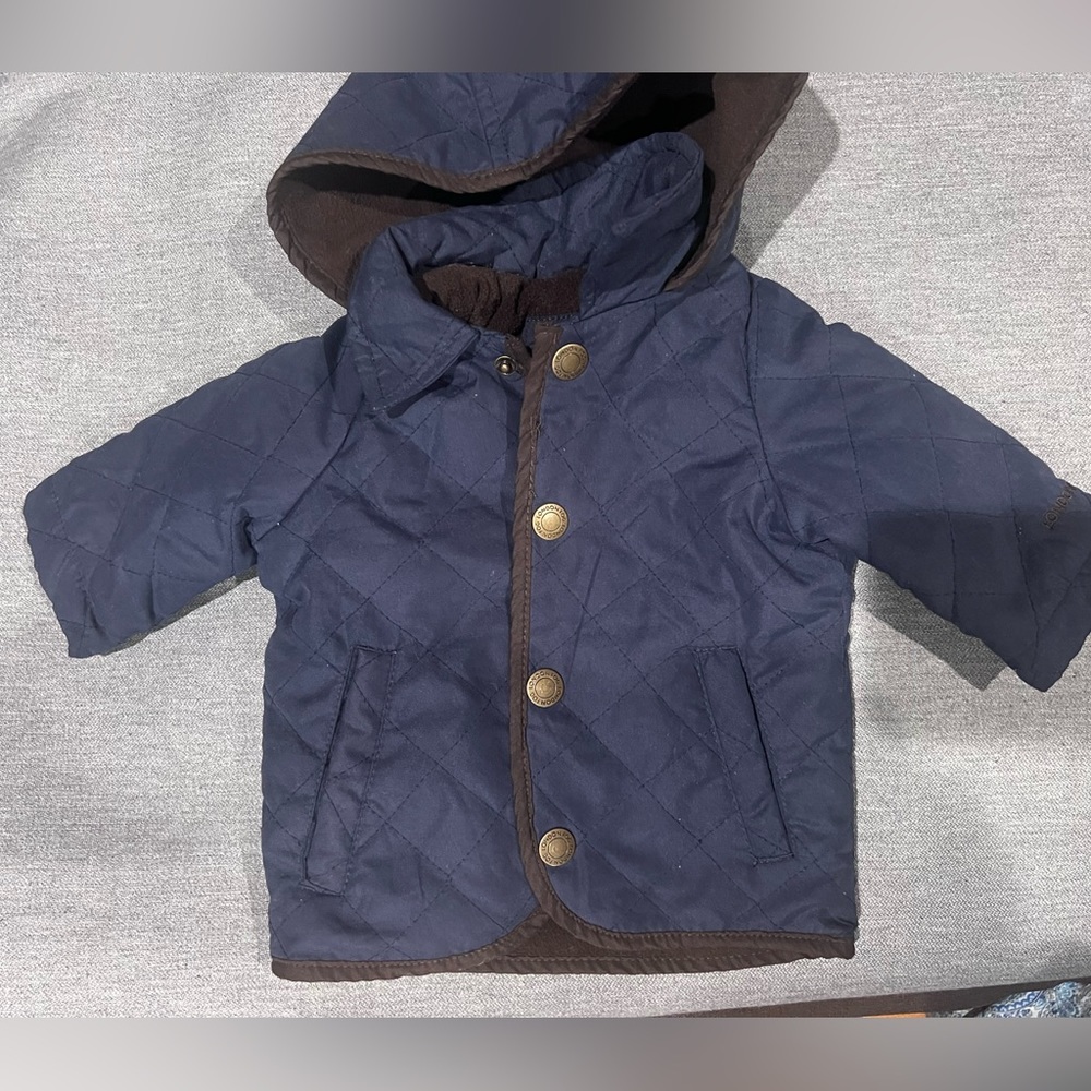 Fall Toddler Quilted London Fog Spring jacket  0-3 months